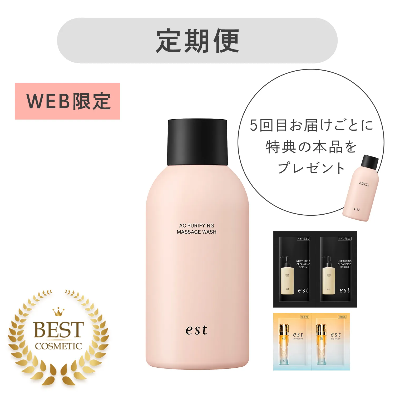 エスト AC ピュリファイ マッサージウォッシュ レフィル定期便 税込4,620円